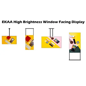 High Brightness window facing displays