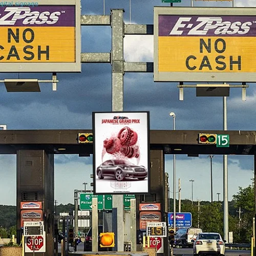 Toll Station Outdoor Digital Signage