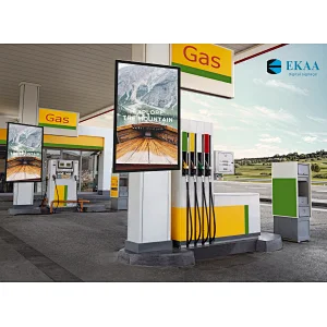 digital signage for gas station