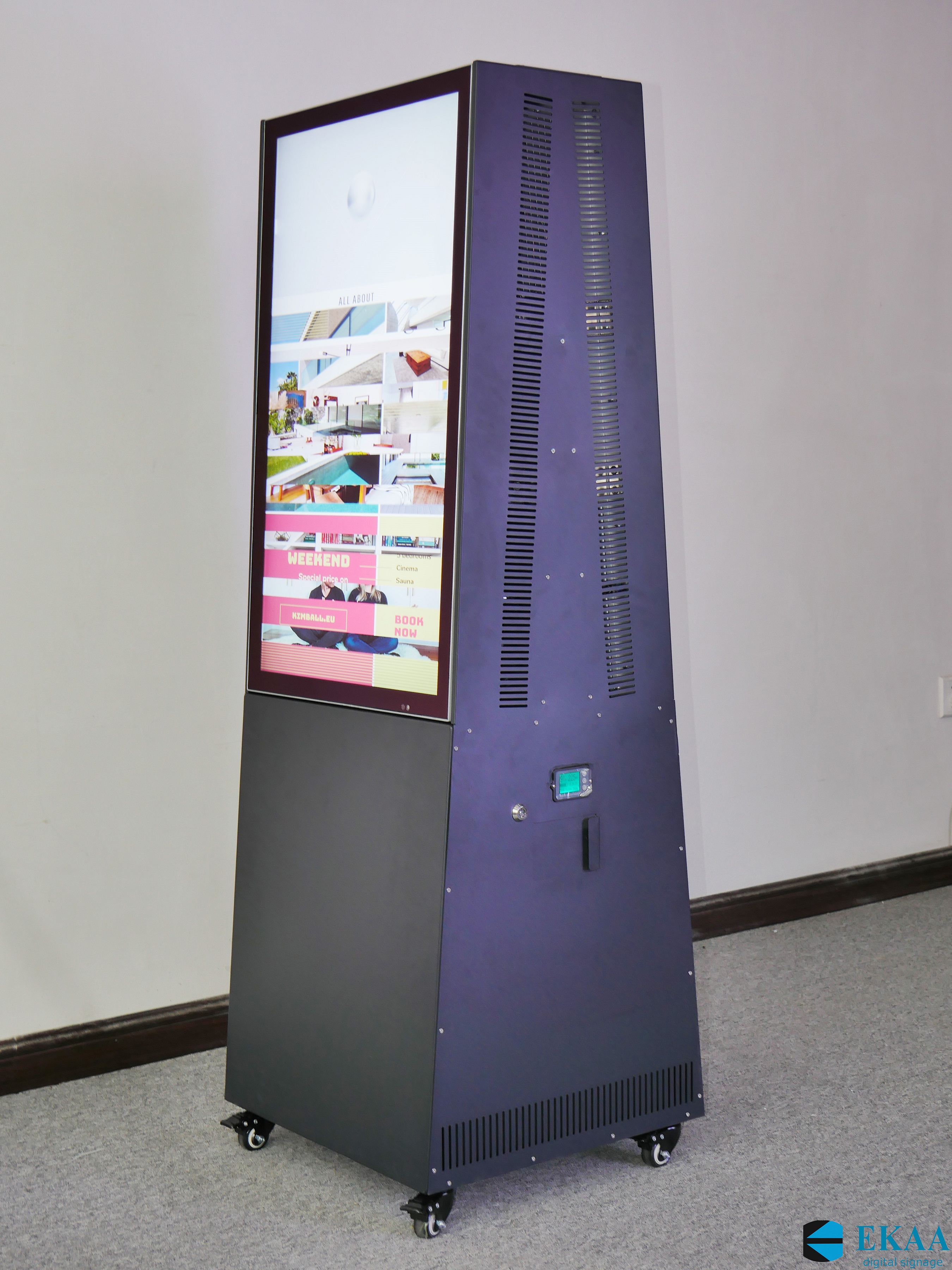 Battery type Outdoor Doublesided Displays manufacturer-EKAA