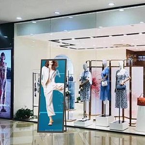 Full screen lcd for shoopping mall window display