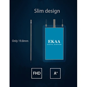Ultra-thin ceiling double sides displays
