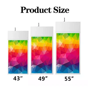 Ceiling Double Sides Displays 700nits+350nits