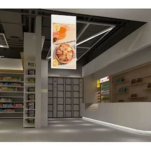 Ceiling Double Sides Displays 700nits+350nits