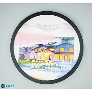 Round lcd displays for outdoor or indoor