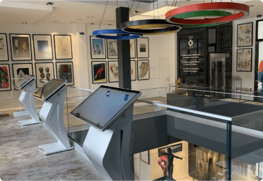 Touch Kiosk for European Museum