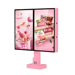 Two Screens Outdoor QSR Drive-thru Menu Boards