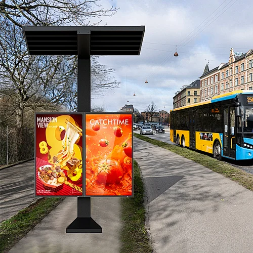 Two Screens Outdoor QSR Drive-thru Menu Boards