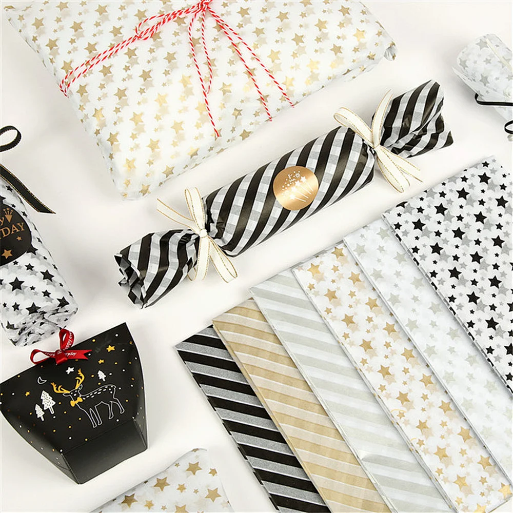 Hot foil gift wrapping paper Yiwu Hongxi Crafts Co., Ltd