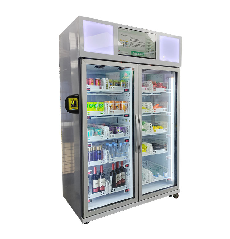 Micron Office vending machine Smart Fridge Double Door
