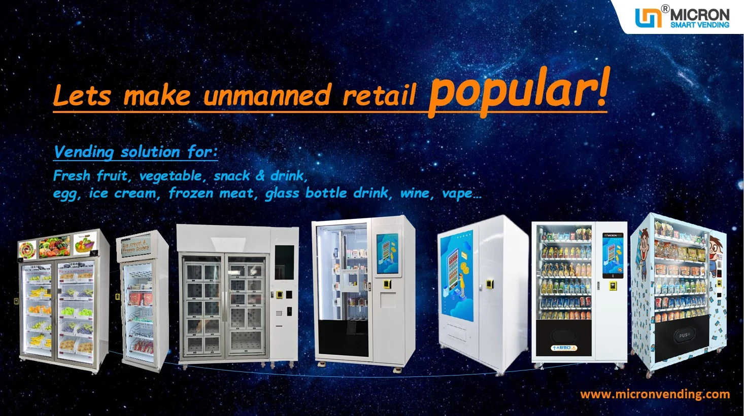 Micron smart vending machine in China