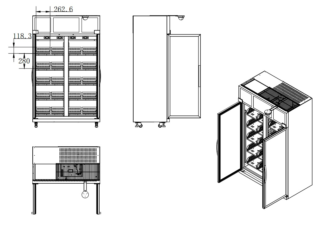 Vegetable vending machine smart fridge for sale fresh farm produce