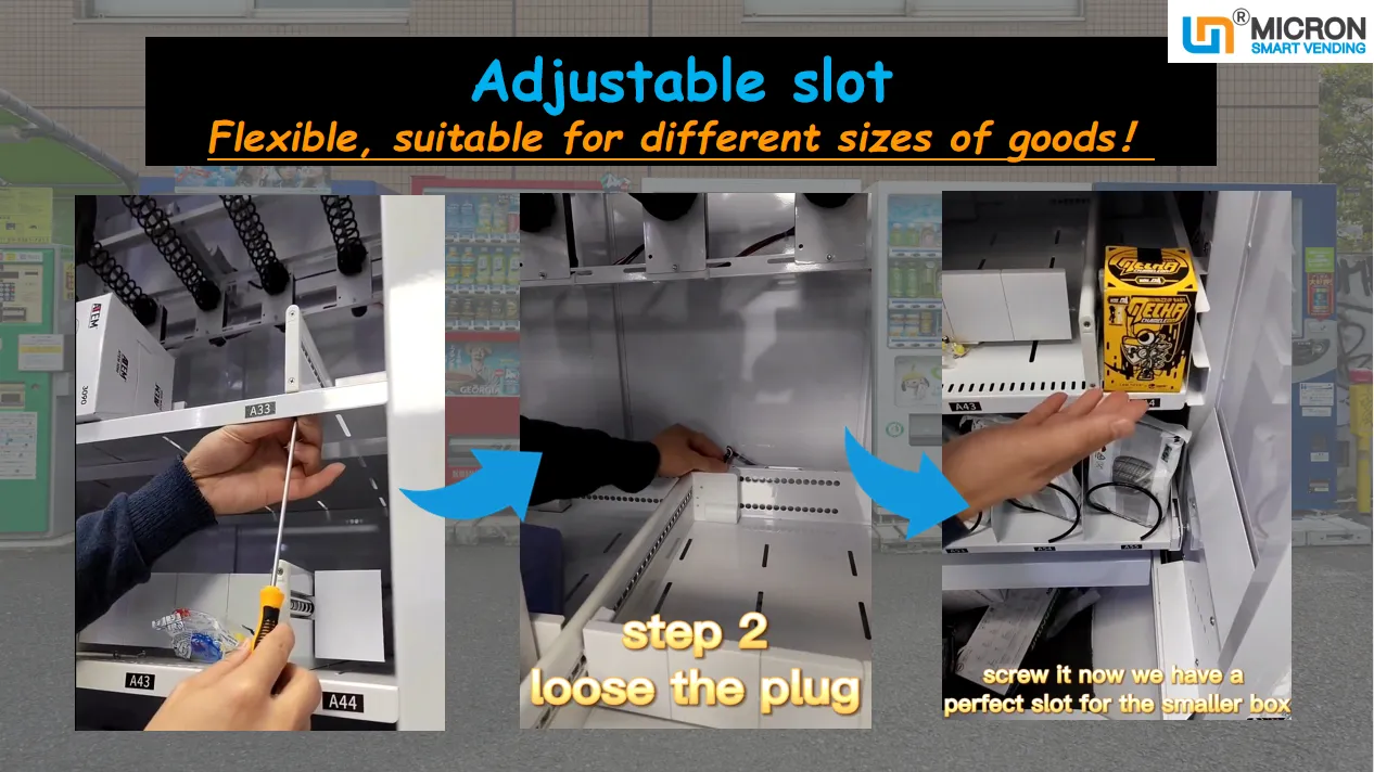 cooked food meal vending machine combo smart machine with big capacity and touch screen