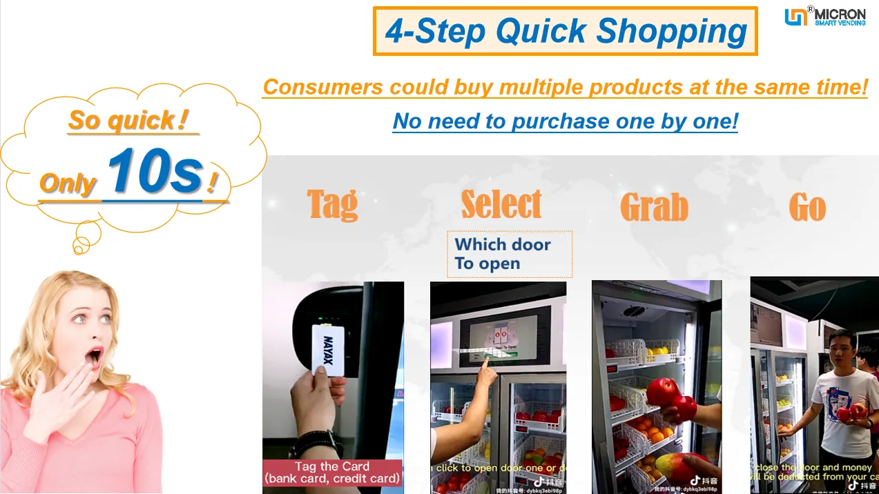 Vegetable egg fruit vending machine, frozen meat vending machine, vending machine in the unmanned store, vending machine
