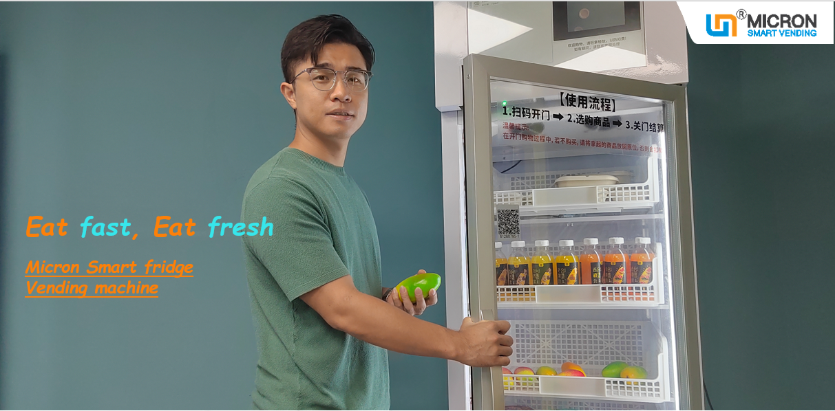 Smart fridge vending machine