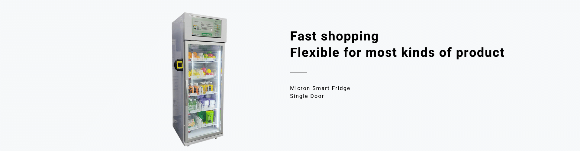 Micron smart fridge single door