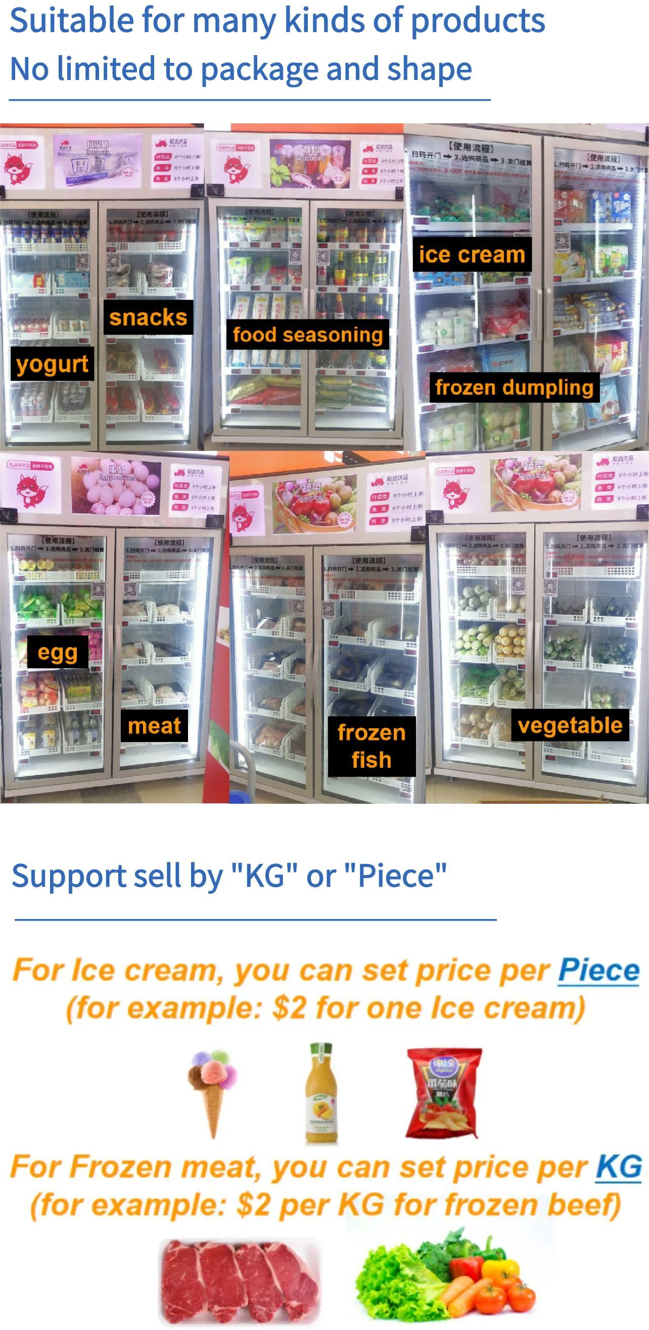Netherland: Snack drink vending machine in Netherland Micron smart fridge vending machine