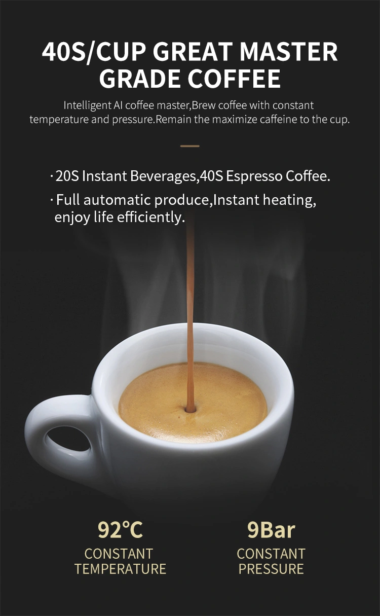 Micron Standing Coffee Vending Machine 40s to make a cup of grade coffee full automatic produce coffee vending machine
