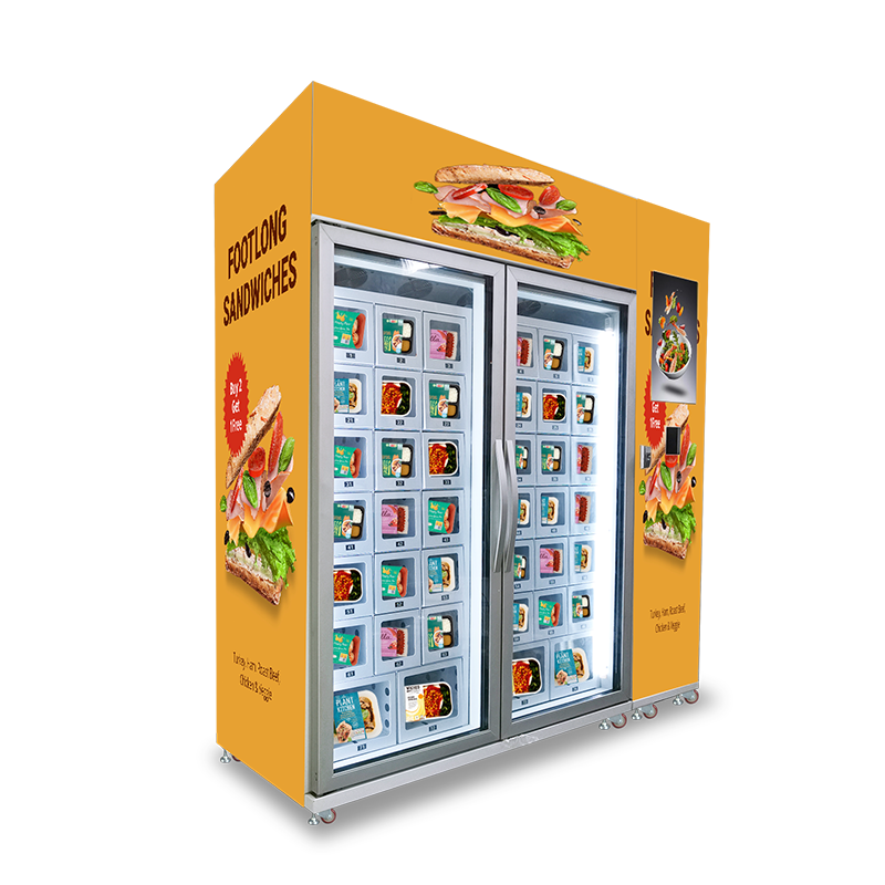 -18℃ Office Freezing Locker Vending Machine for Prepared Dishes Food