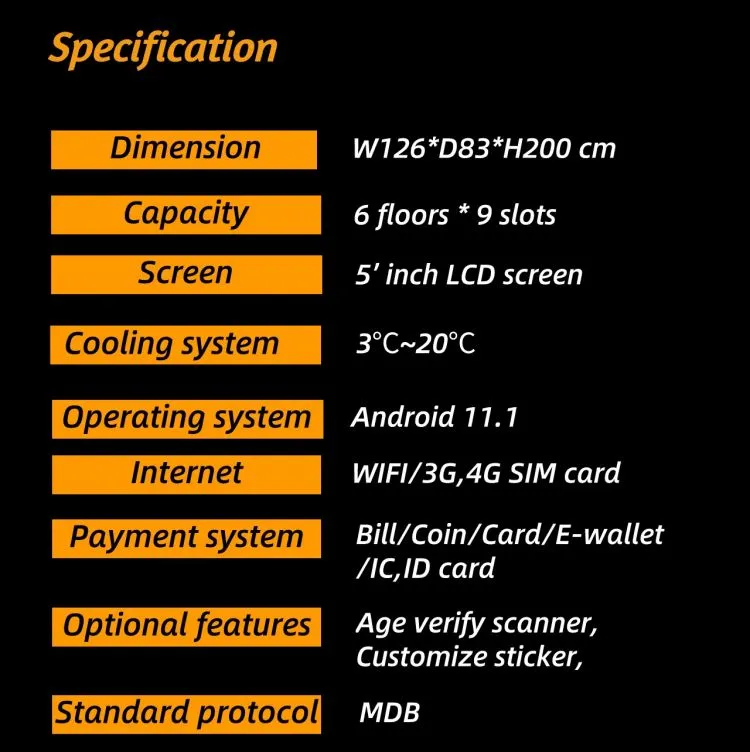 traditional snack drink vending machine keypad vending machine specification