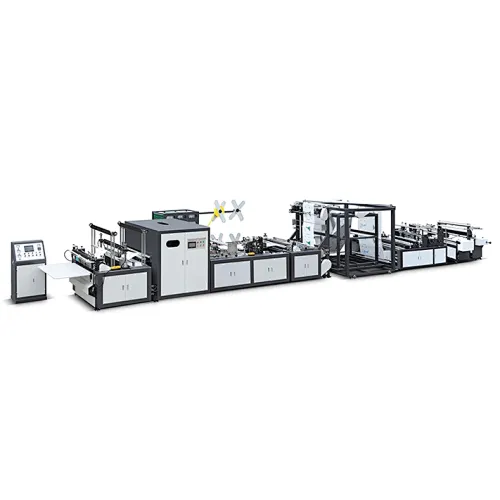 Automatic Non Woven Box Bag Making Machine With Loop Handle