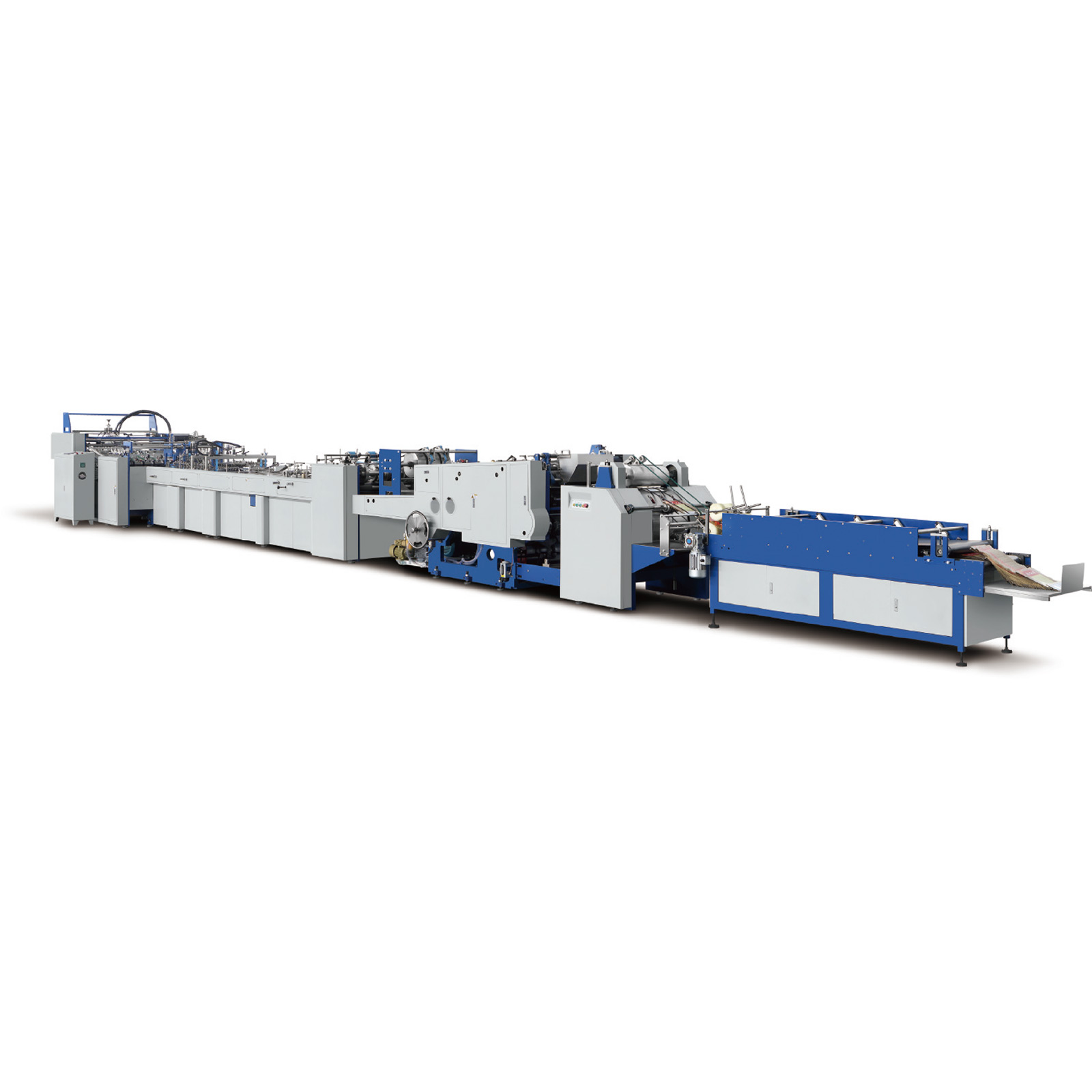 sheet feeding paper bag making machine