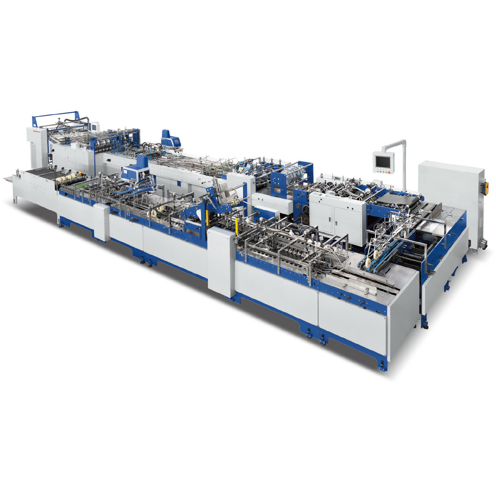 Sheet Feeding Bottom Reinforced Paper Bag Making Machine