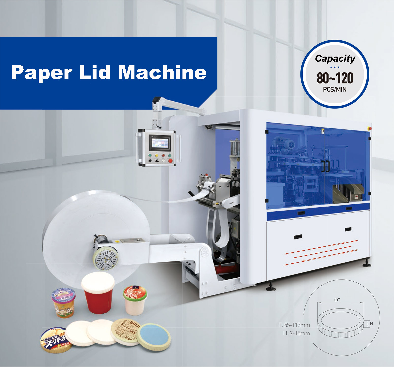 paper lid making machine