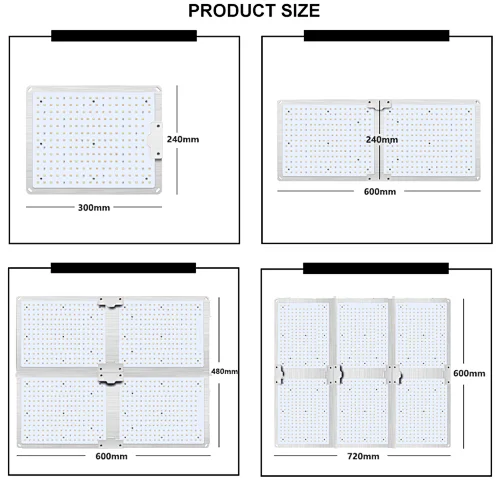 LED Grow Light BS-LZB-100W/200W/400W/600W Panel
