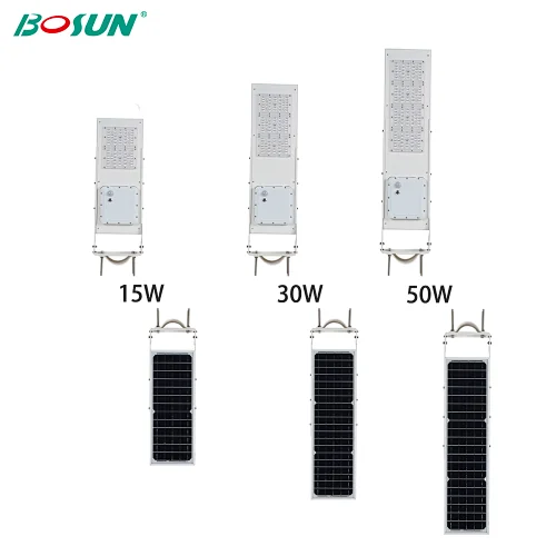 GEBOSUN IP65 Outdoor Waterproof Intergrated 15w  30w Solar Panel Street Light --MTX Model