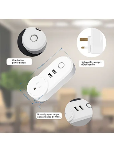 YET6003- WiFi Wireless Universal WiFi USB Smart Plug Security Alarm System for Smart Home
