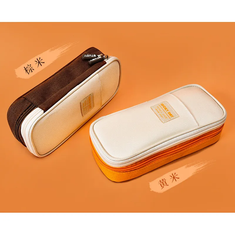 Canvas writing case large penbag