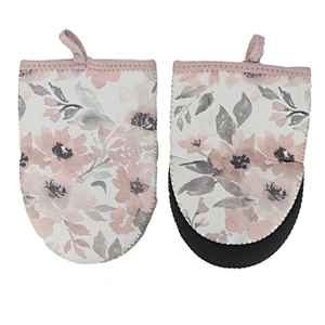 Neoprene cute oven mitts