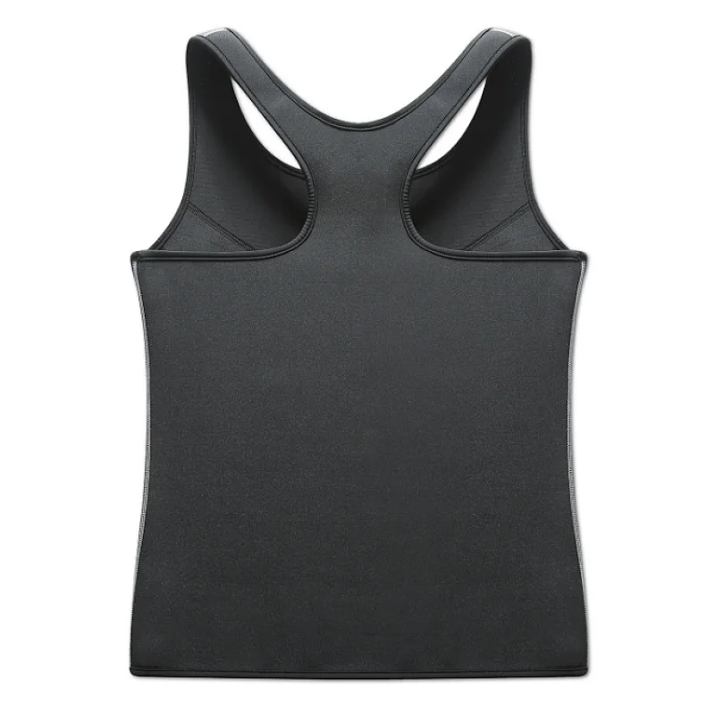Workout Men Neoprene Sauna Weight Lifting Slimming Sweat Shirt Shaper Waist Trimmer Vest