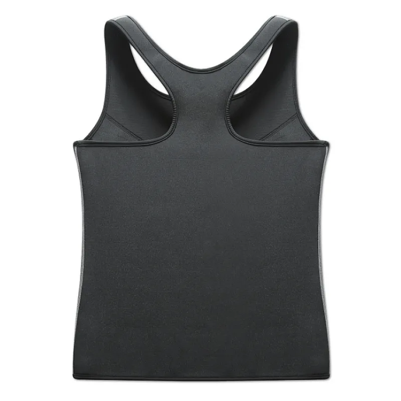 Workout Men Neoprene Sauna Weight Lifting Slimming Sweat Shirt Shaper Waist Trimmer Vest