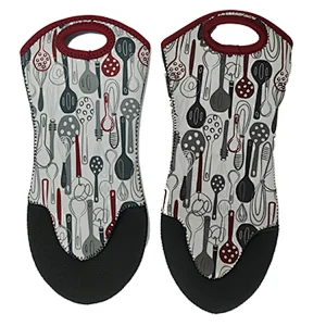 Neoprene cute oven mitts