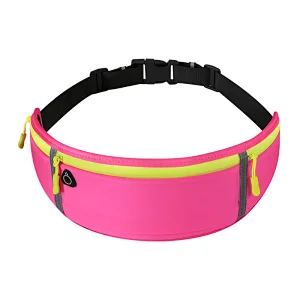 Lycra three pocket sport waist bag