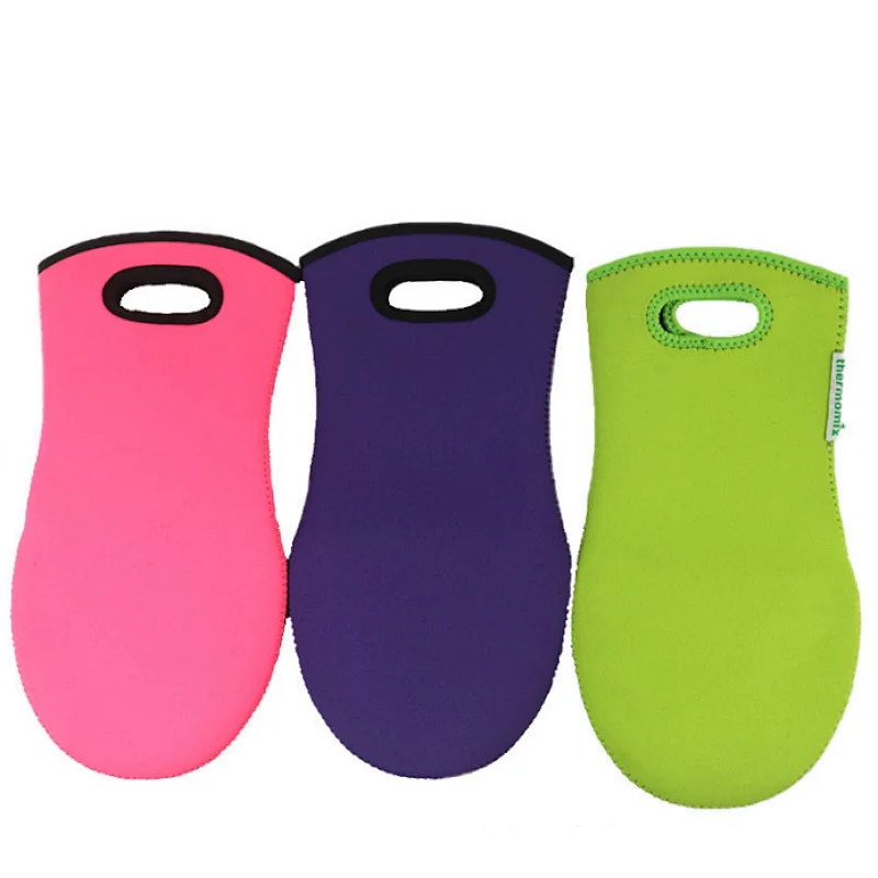 Blank White For Sublimation Heat Resistant Oven Mitt neoprene printed kitchen oven mit
