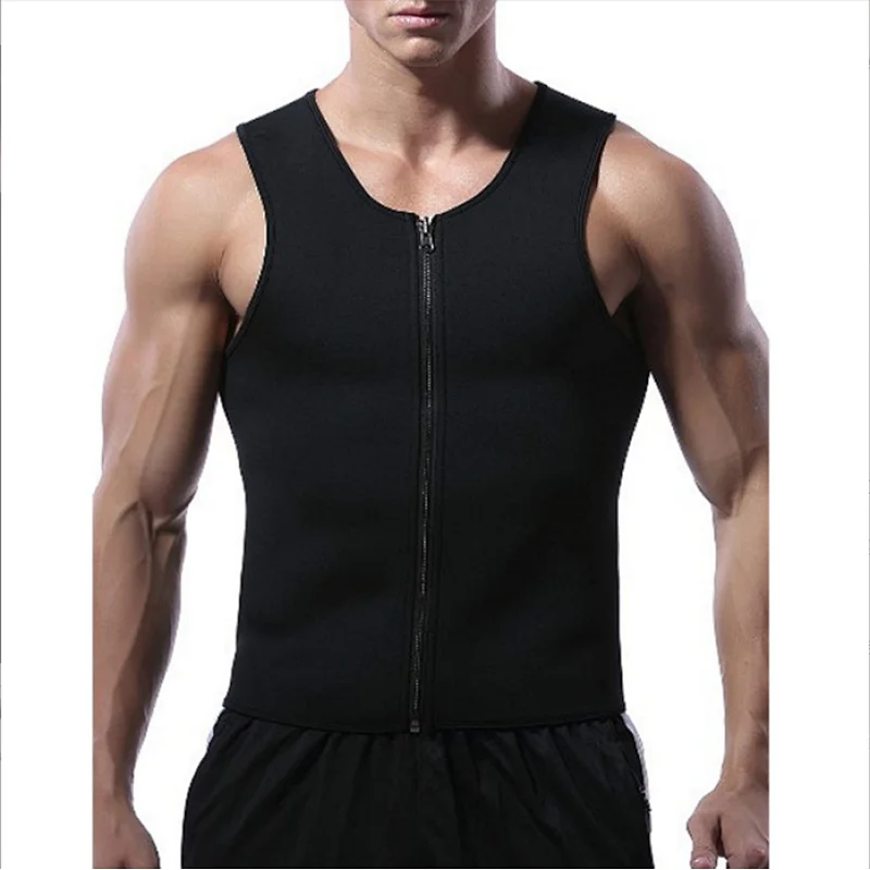 Outdoor Hot Men Shaper Sports Fitness Sweat Corset Vest Neoprene Corset
