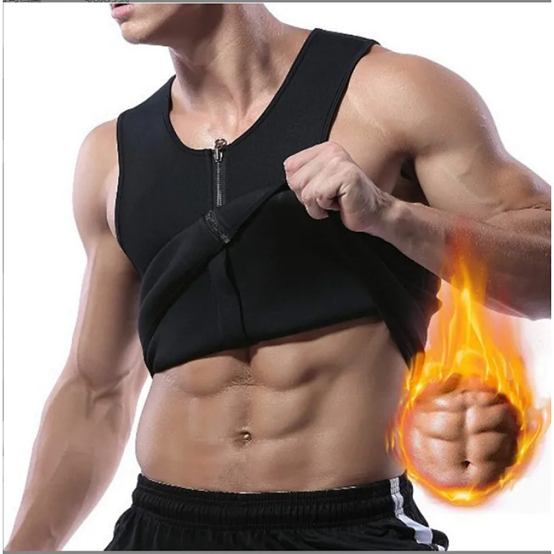 Outdoor Hot Men Shaper Sports Fitness Sweat Corset Vest Neoprene Corset