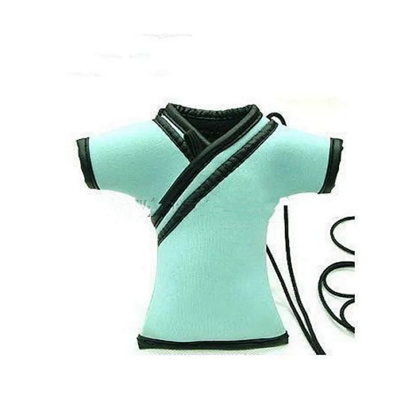 2021 hot selling neoprene new design red shirt wine bottle cooler promotional