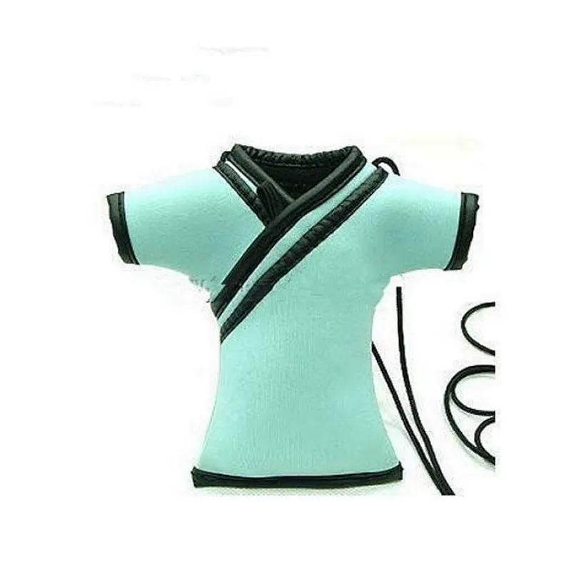 2021 hot selling neoprene new design red shirt wine bottle cooler promotional