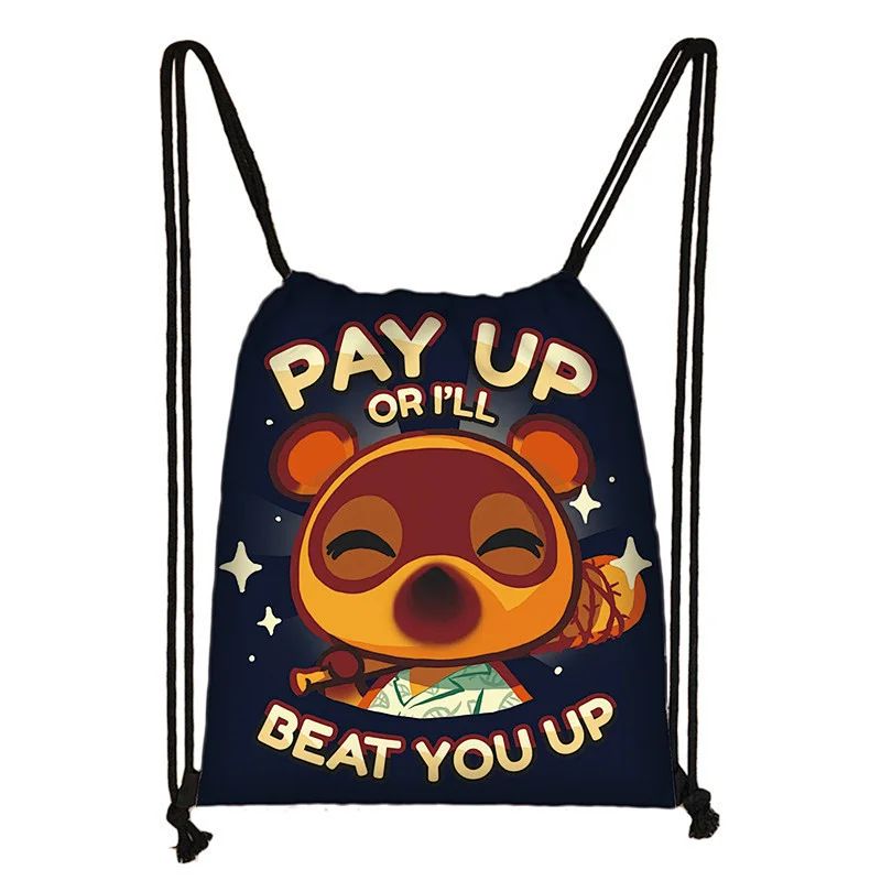 OEM Custom Unisex Classic Drawstring Backpack, Sports Athletic Gym Waterproof String Bag Gym-sack School bag