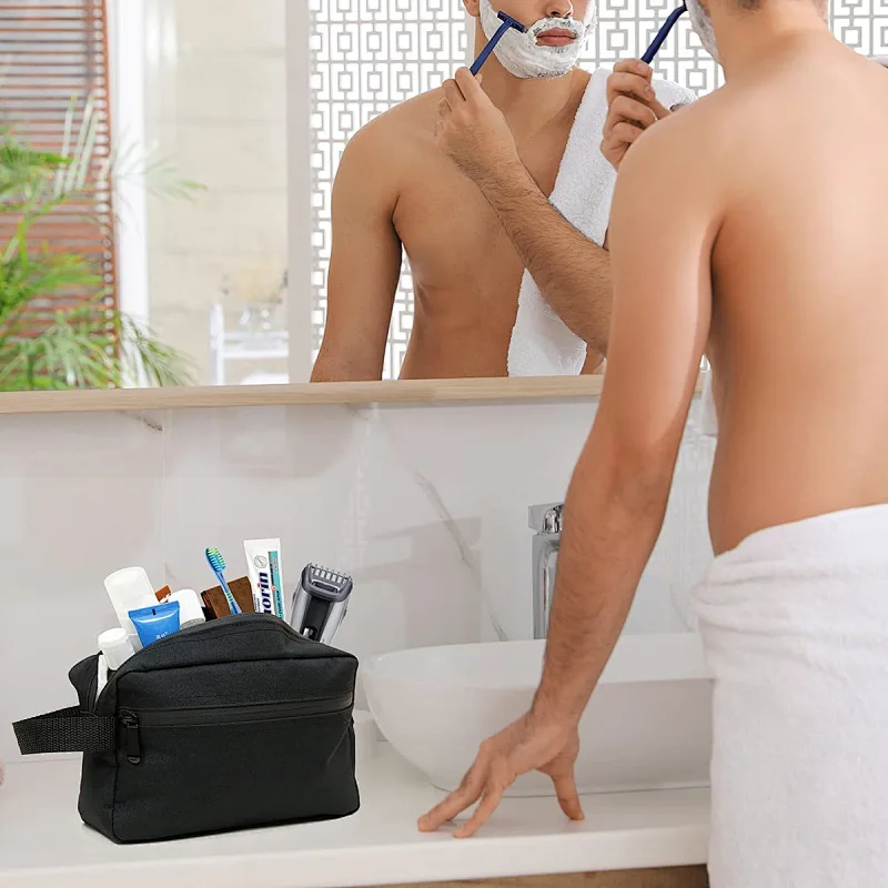 Travel Toiletry Bag for Women and Men, Water-resistant Shaving Bag for Toiletries Accessories