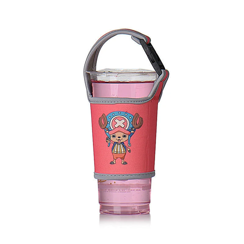 Reusable Cotton Material Drink Cup Carrier Coffee Beverage Holder with Handle Milk Tea Pocket