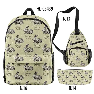 New Cartoon Cute Backpack Casual Large Capacity Travel School Backpack Bag
