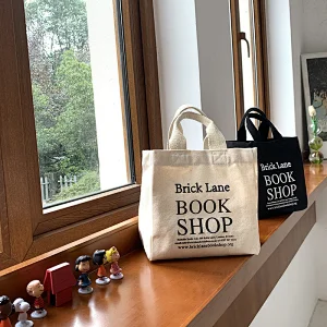 Reusable blank canvas tote bag women shopping bags with custom logo