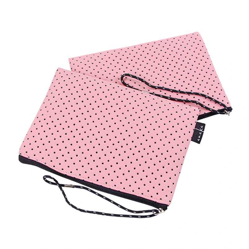 Hot Sale New Style Women Neoprene Cosmetic Bags Cute Ladies Makeup Bag Neoprene Women Mini Bag