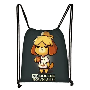 OEM Custom Unisex Classic Drawstring Backpack, Sports Athletic Gym Waterproof String Bag Gym-sack School bag