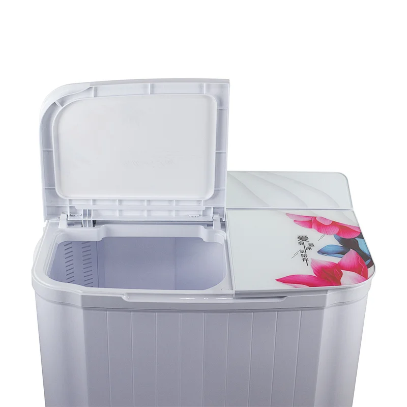 Folding laundry tub portable small mini turbine, laundry folding manual washing machine